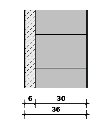 Ecominpor + ALC (0.5) 36cm