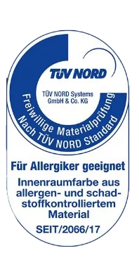TÜV NORD — 알러지 환자 적합 인증